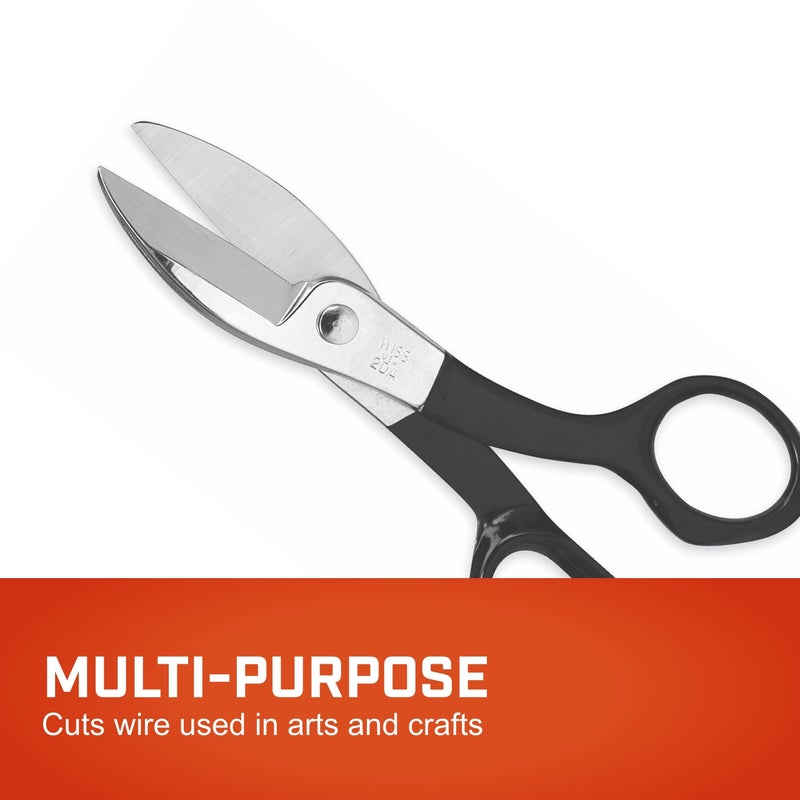 Wiss Crescent Wiss 7-3/4" High Leverage Multi-Purpose Shears - Sharp Utility Scissors for Fabric Cutting, Tailoring, Sewing - Professional Hand Tool - 2DAN - Image 2